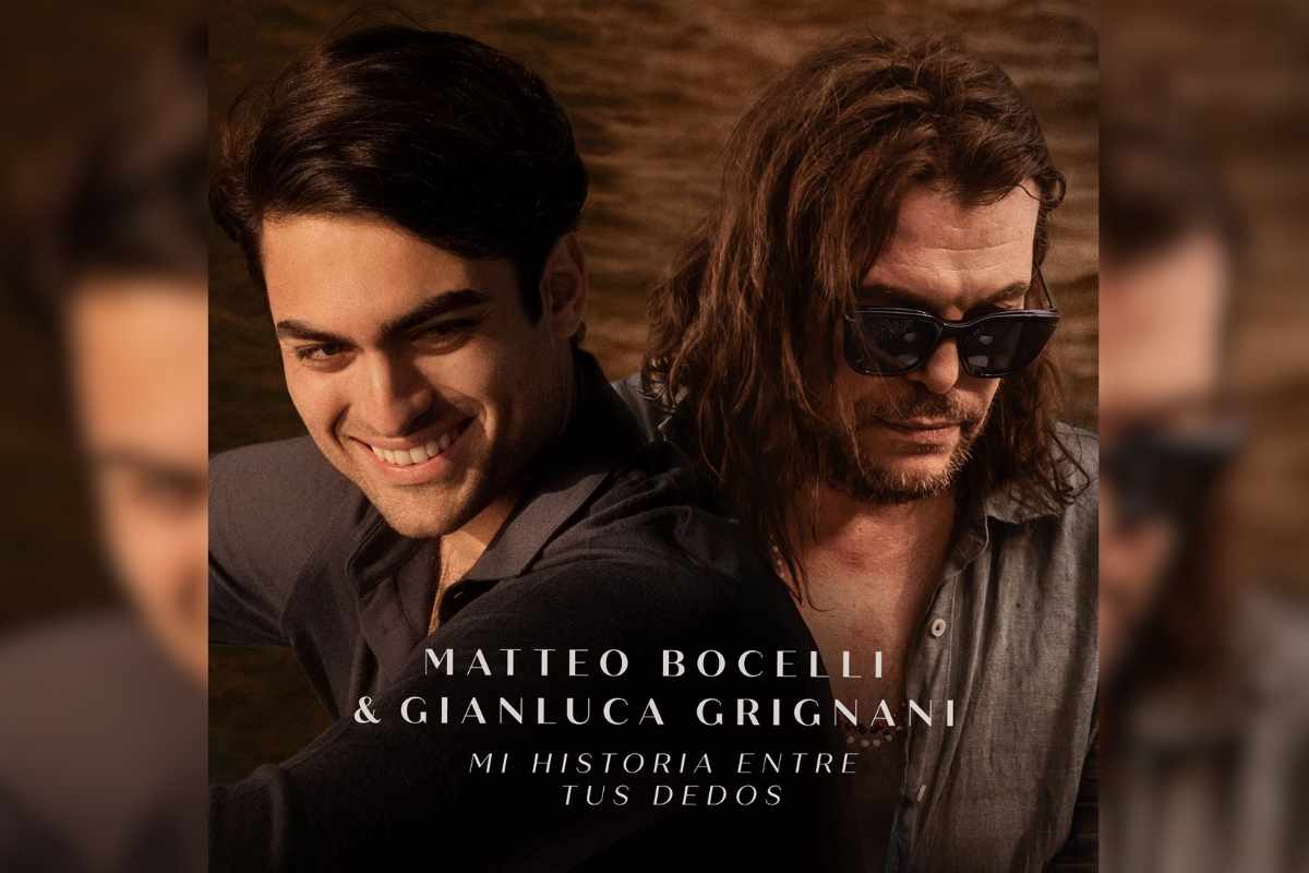 Matteo Bocelli tra Laura Pausini e Gianluca Grignani