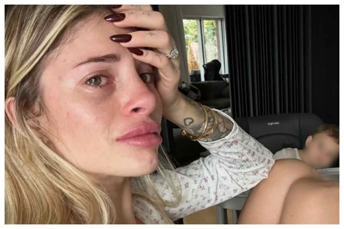 chiara nasti in lacrime