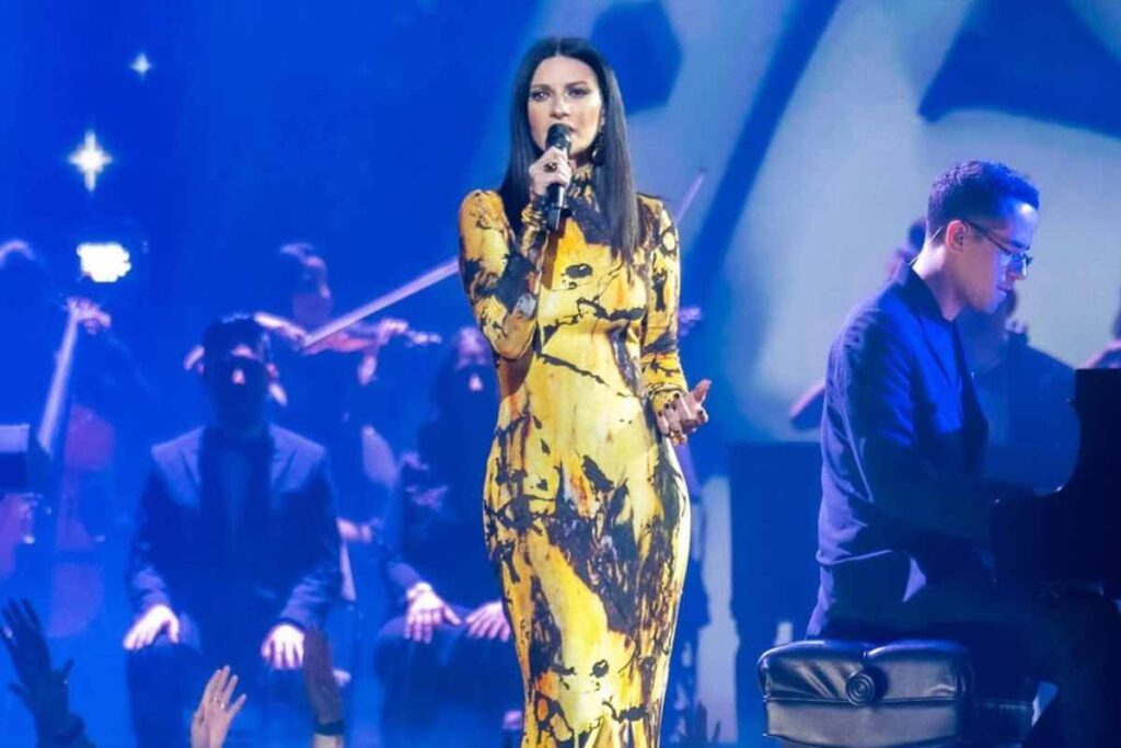 Matteo Bocelli tra Laura Pausini e Gianluca Grignani