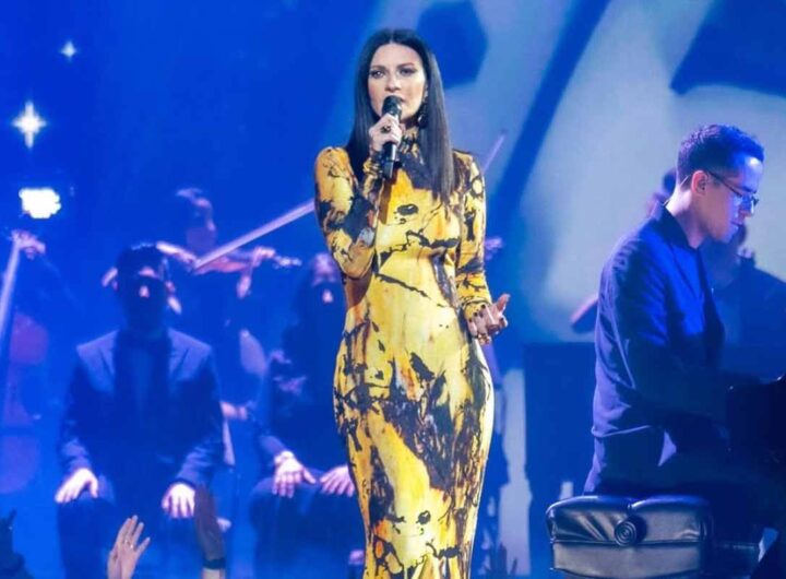 Matteo Bocelli tra Laura Pausini e Gianluca Grignani