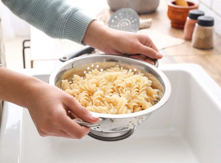 Non fare questo errore con lo scolapasta